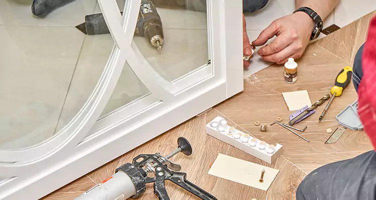 Interior Patio Door Casing Repair in University Park, FL