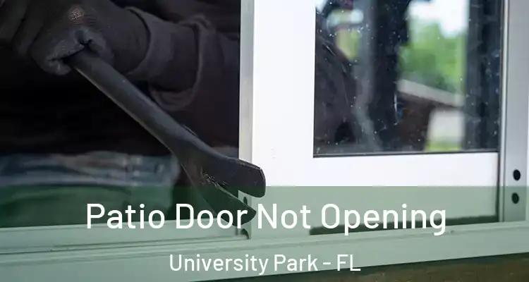  Patio Door Not Opening University Park - FL
