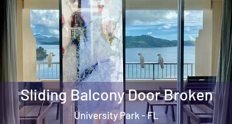  Sliding Balcony Door Broken University Park - FL